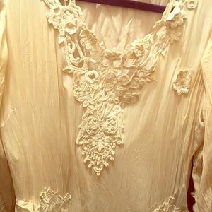 Antique white maxi dress